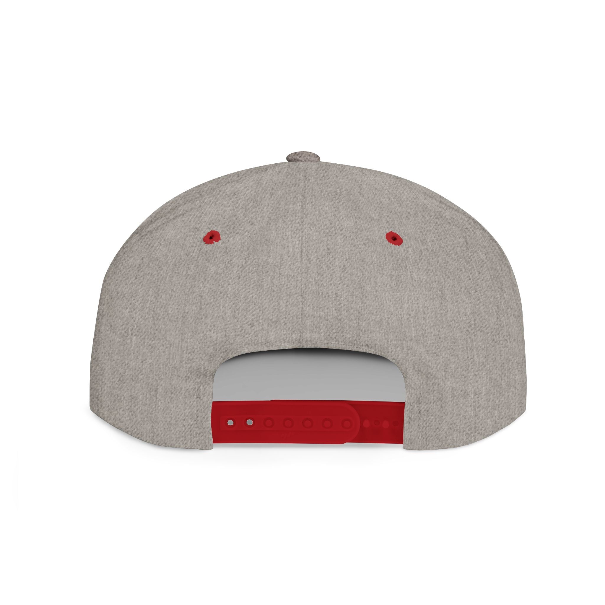 Flat Bill Snapback Hat — Leverworn Crest Embroidered Snapback Printify