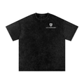 Snow Washed Oversized Cotton T-Shirt ODMPOD